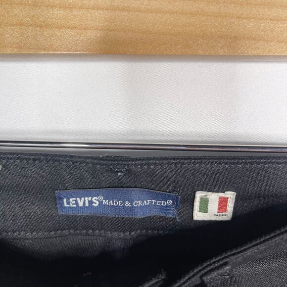 Levis Womens Size 27 x 30 Black 721 High Rise Skinny Jeans Cotton Stretch Denim - Picture 8 of 12